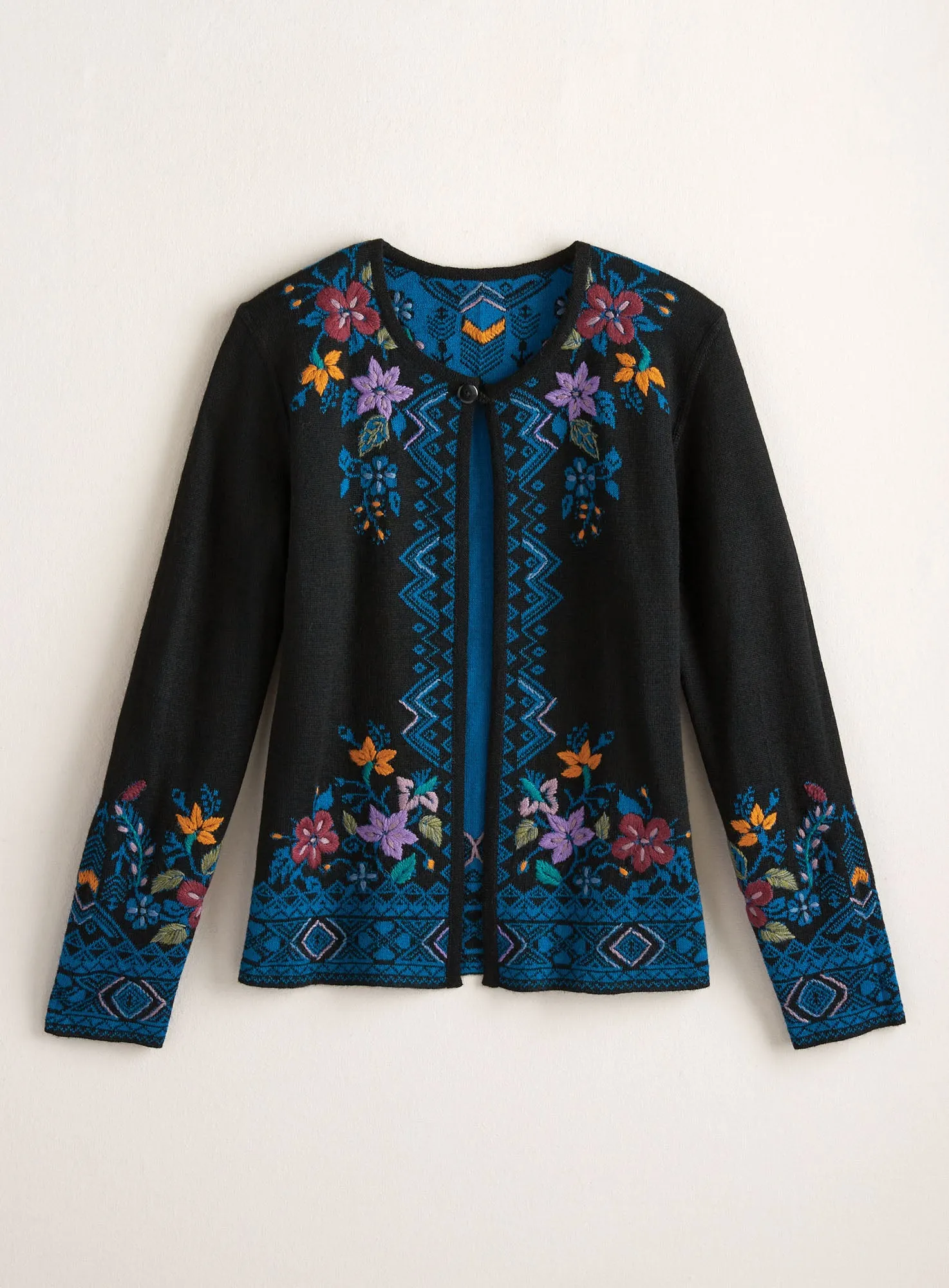 Andean Wildflower Reversible Cardigan