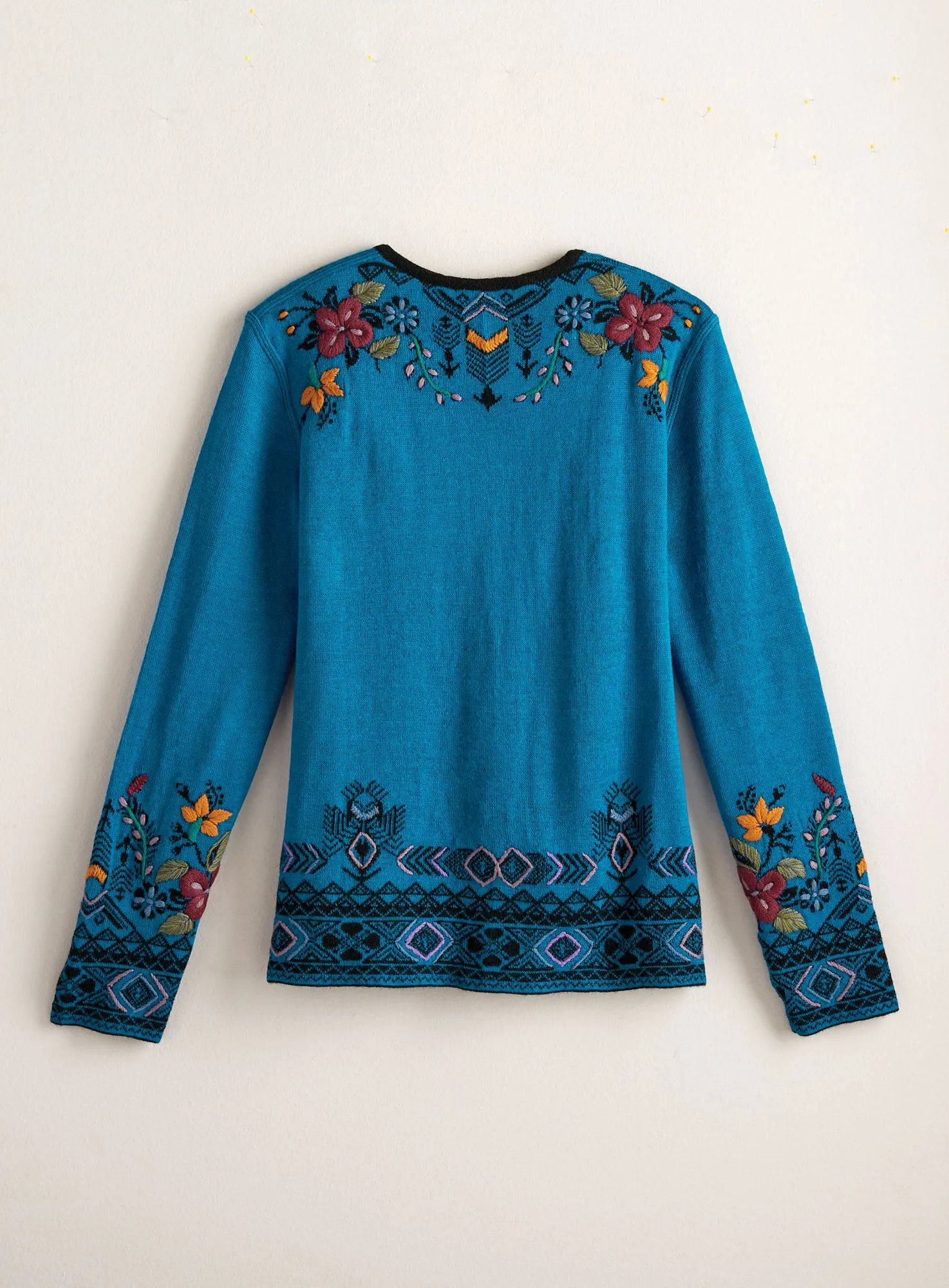 Andean Wildflower Reversible Cardigan