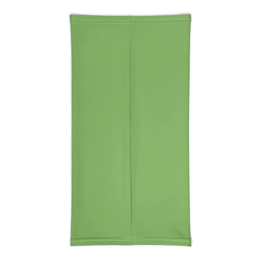 Apple Green Face Mask Shield, Reusable Washable Headband Bandana-Made in USA/EU