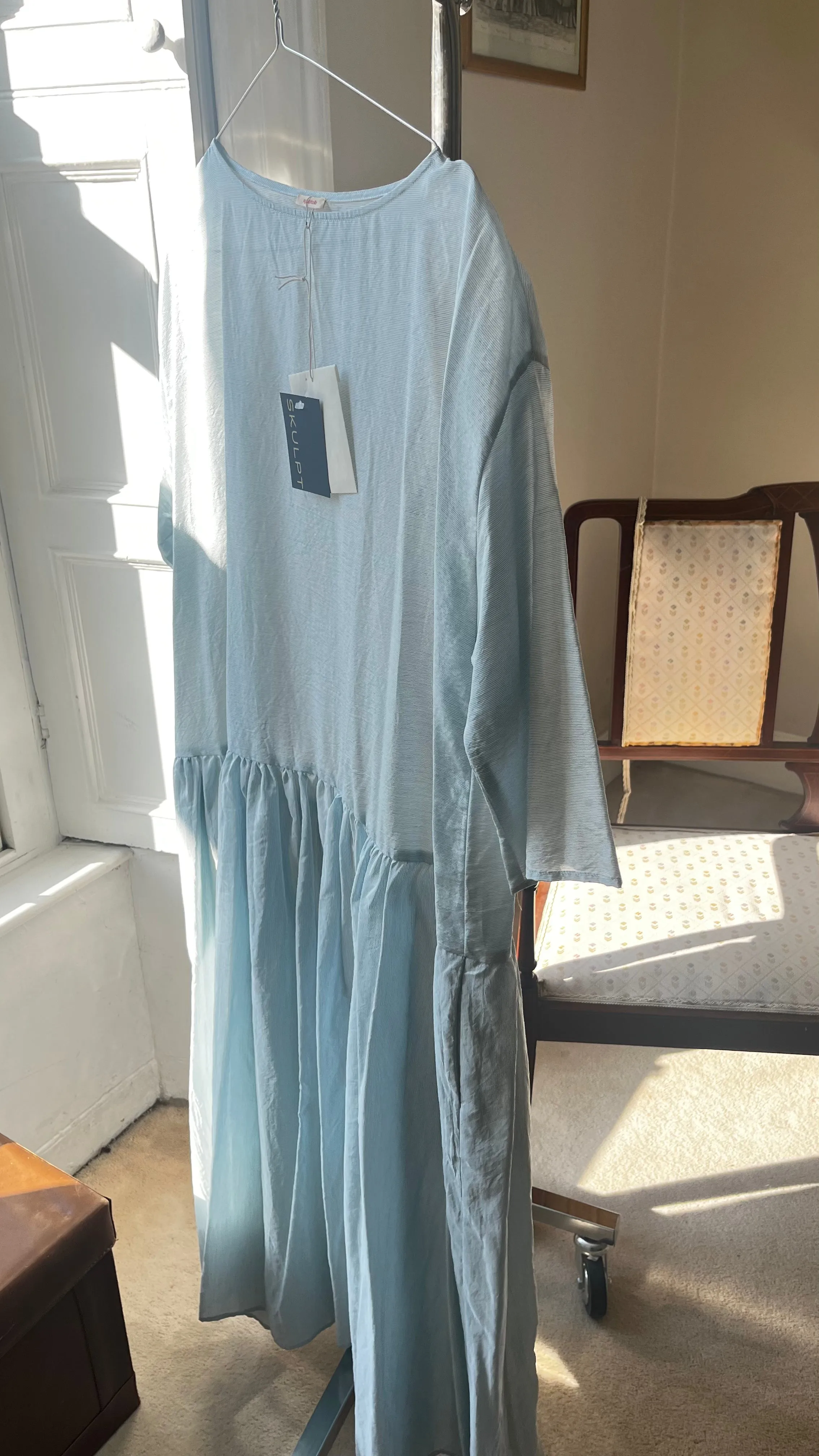 ApuntoB 3/4 Sleeve Dress in Seagreen