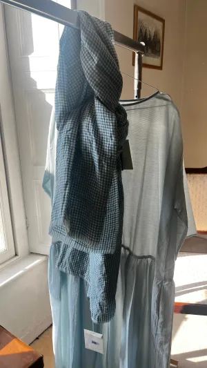 ApuntoB 3/4 Sleeve Dress in Seagreen