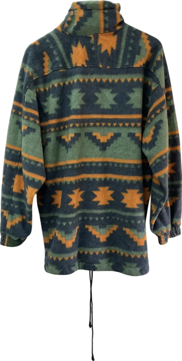 Authentic Jeps Multicoloured Vintage Quarter Zip Jumper UK M