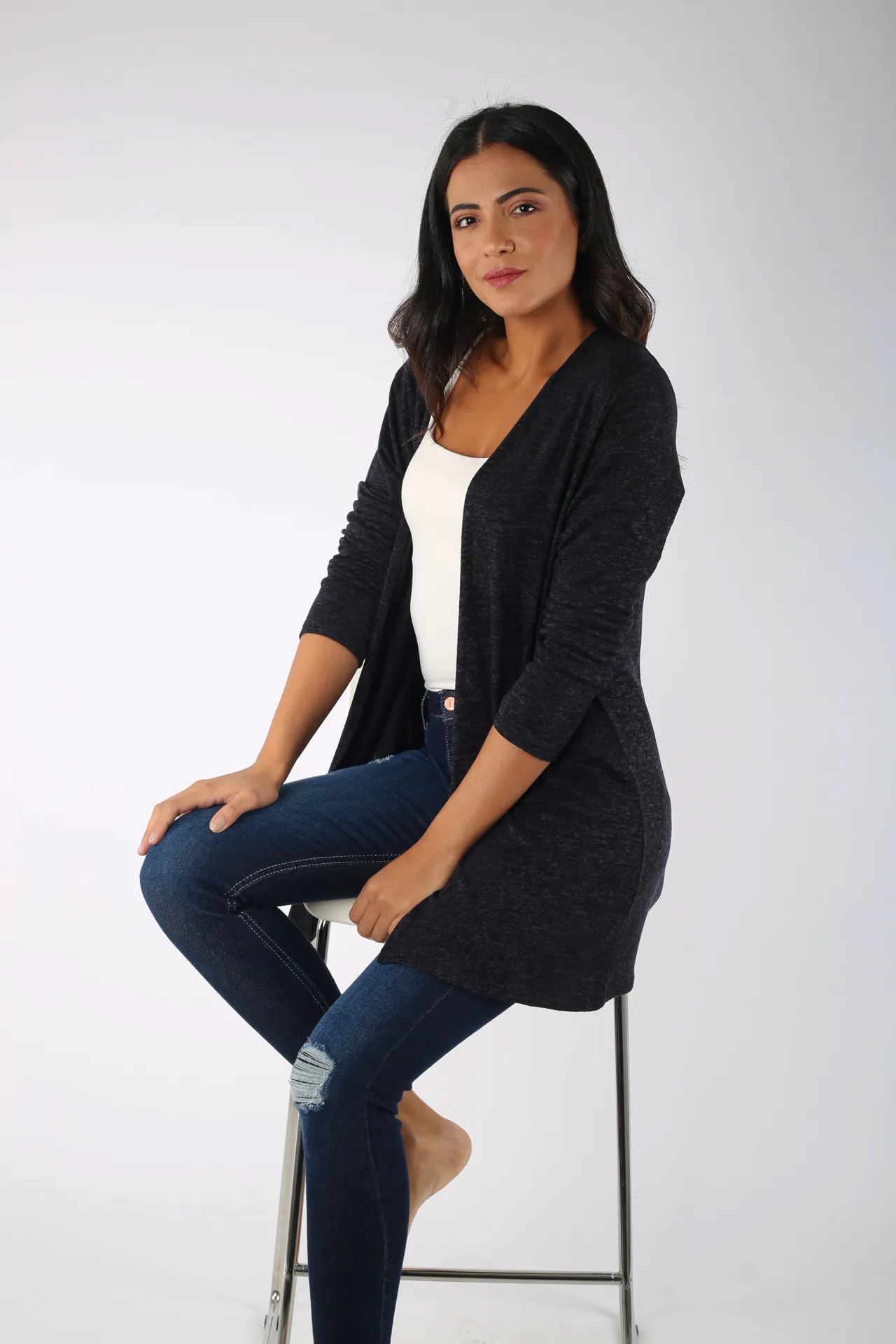 Basic Knitted Jacket- 140030