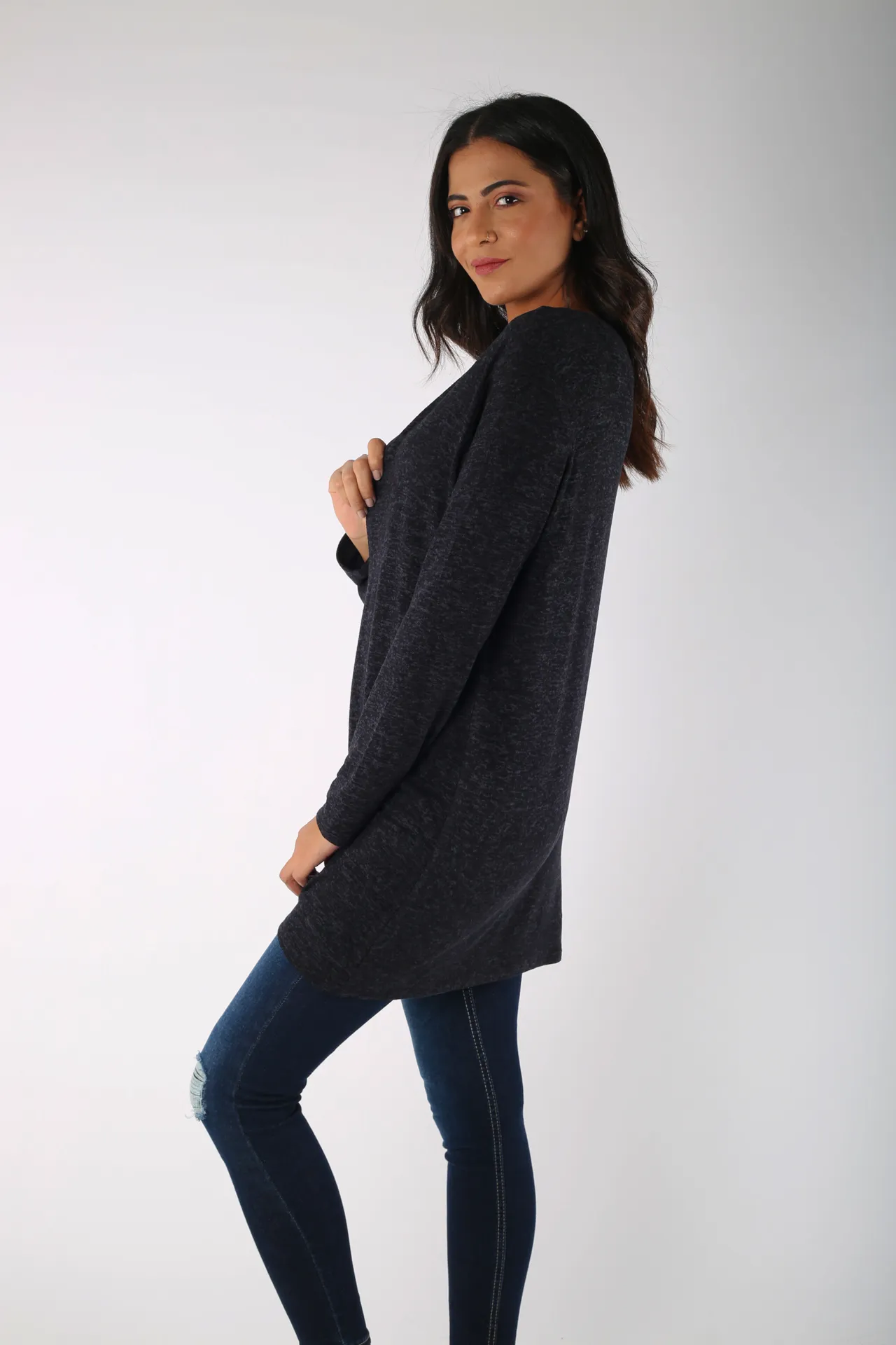 Basic Knitted Jacket- 140030