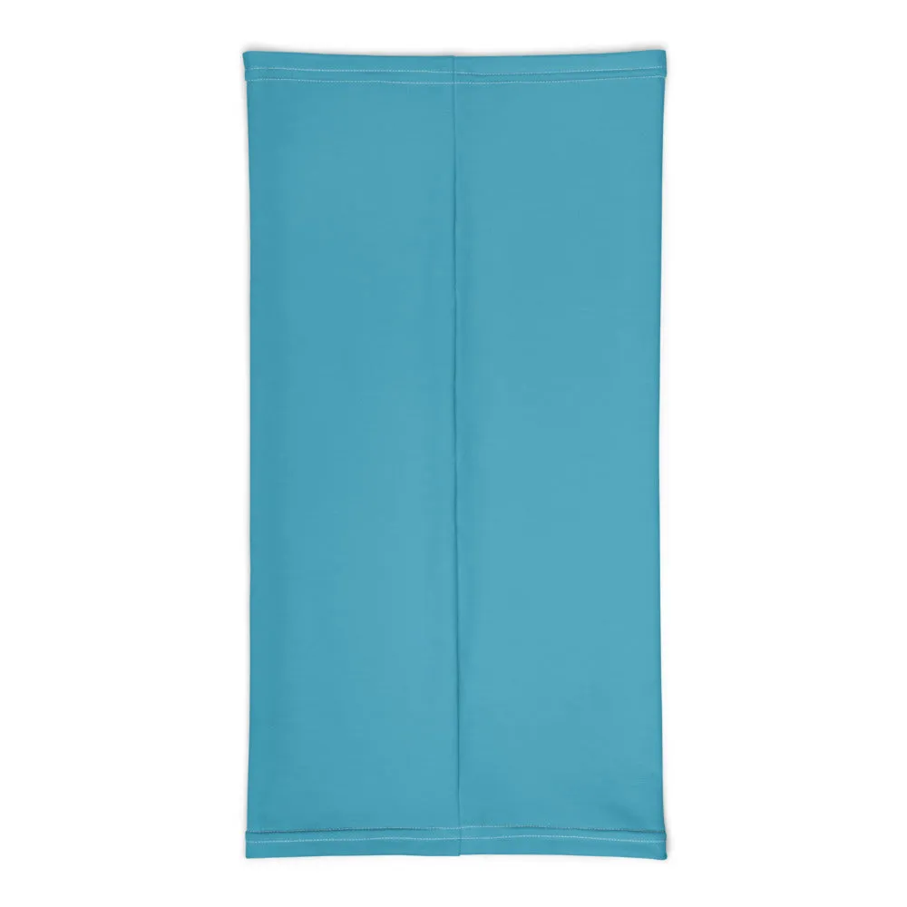 Blue Face Mask Shield, Reusable Washable Face Scarf Headband Bandana-Made in USA/EU