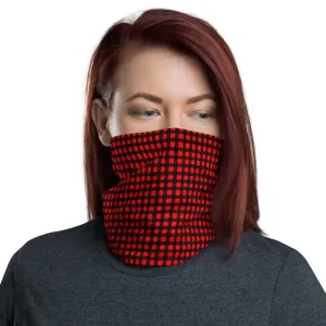 Buffalo Red Face Mask Shield, Reusable Washable Headband Bandana-Made in USA/EU