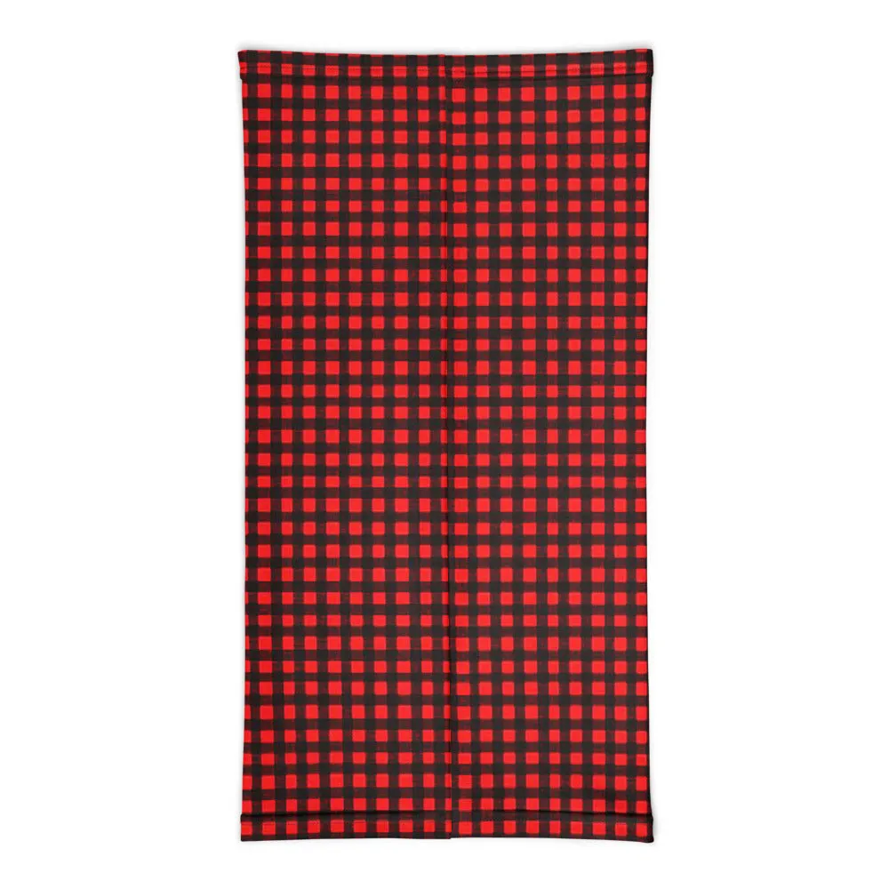 Buffalo Red Face Mask Shield, Reusable Washable Headband Bandana-Made in USA/EU