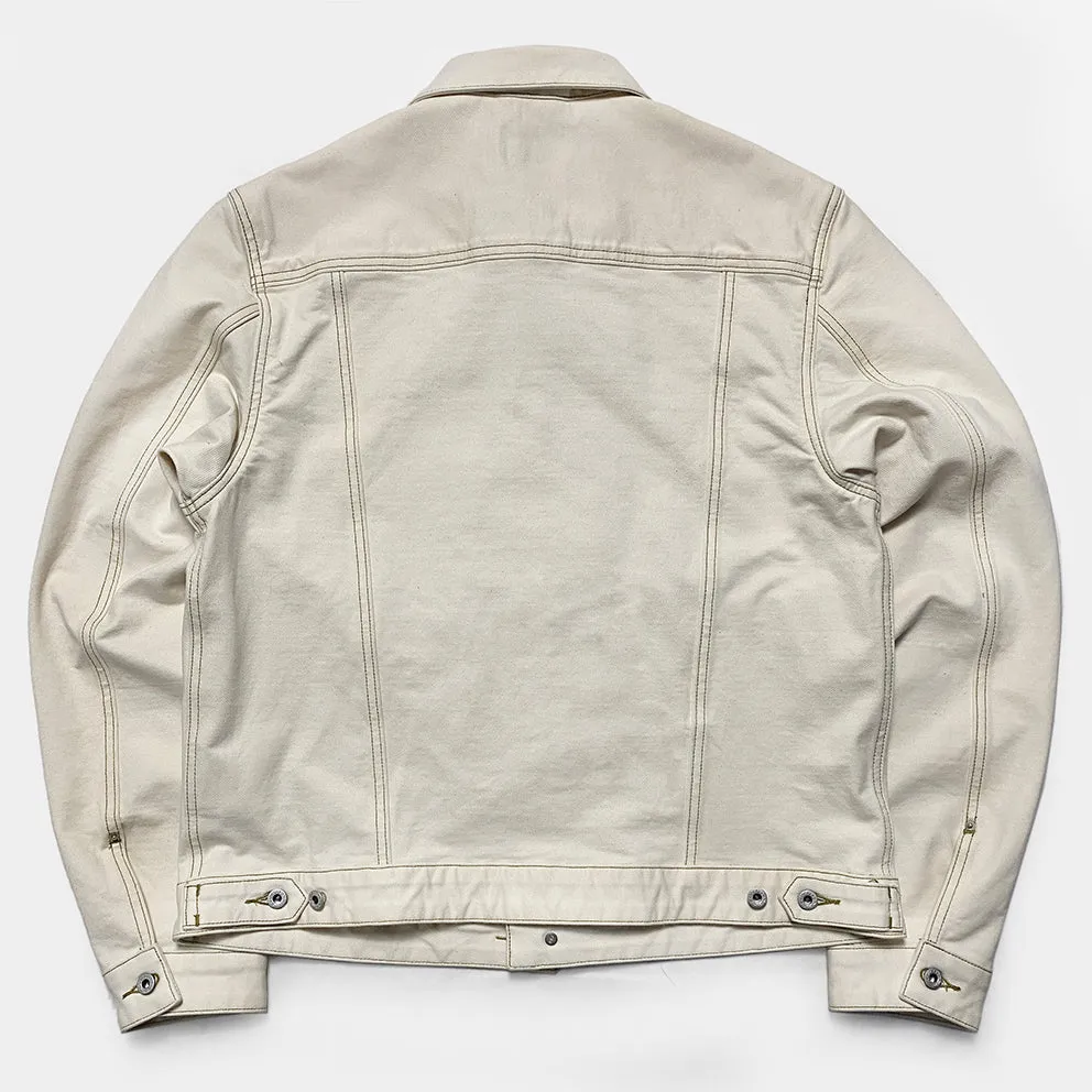 BZEN M.3139RR WAYLON-KTN REGULAR FIT NATURAL STRETCH CALVARY TWILL KNIT JACKET-380GSM-E0 NATURAL