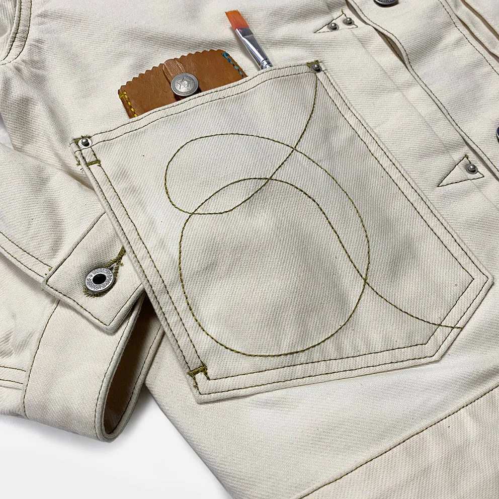 BZEN M.3139RR WAYLON-KTN REGULAR FIT NATURAL STRETCH CALVARY TWILL KNIT JACKET-380GSM-E0 NATURAL