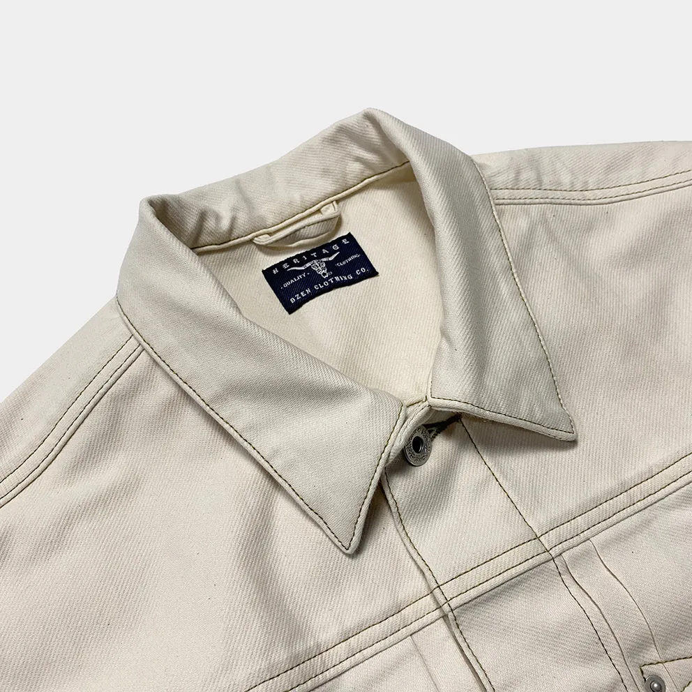 BZEN M.3139RR WAYLON-KTN REGULAR FIT NATURAL STRETCH CALVARY TWILL KNIT JACKET-380GSM-E0 NATURAL