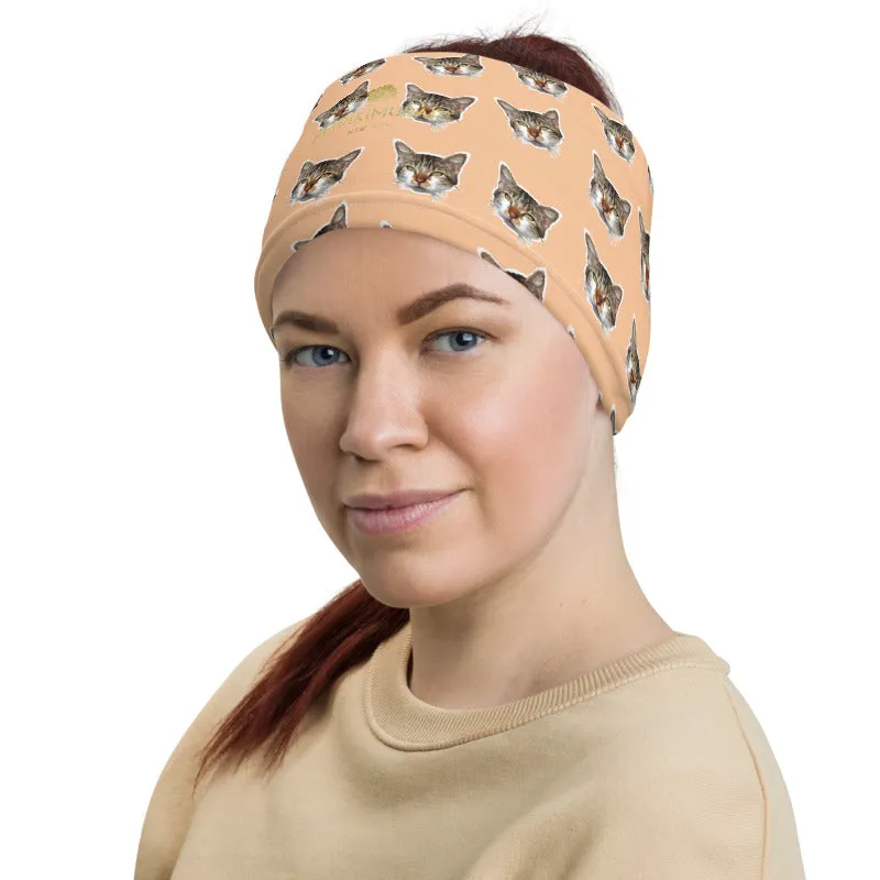 Cat Nude Face Mask Covering Shield, Best Neck Gaiter Warmer, Bandana-Made in USA/EU