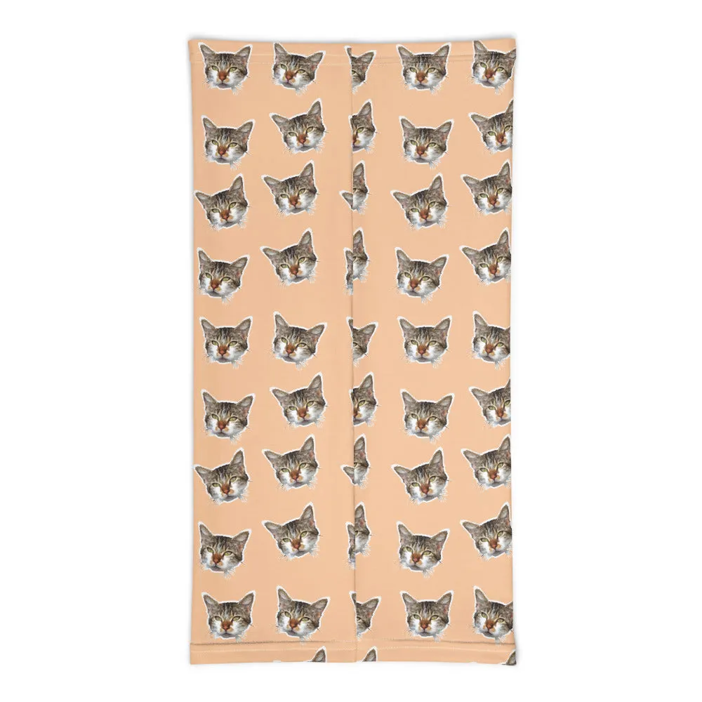 Cat Nude Face Mask Covering Shield, Best Neck Gaiter Warmer, Bandana-Made in USA/EU