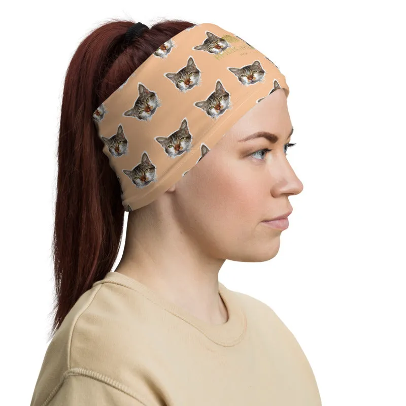 Cat Nude Face Mask Covering Shield, Best Neck Gaiter Warmer, Bandana-Made in USA/EU