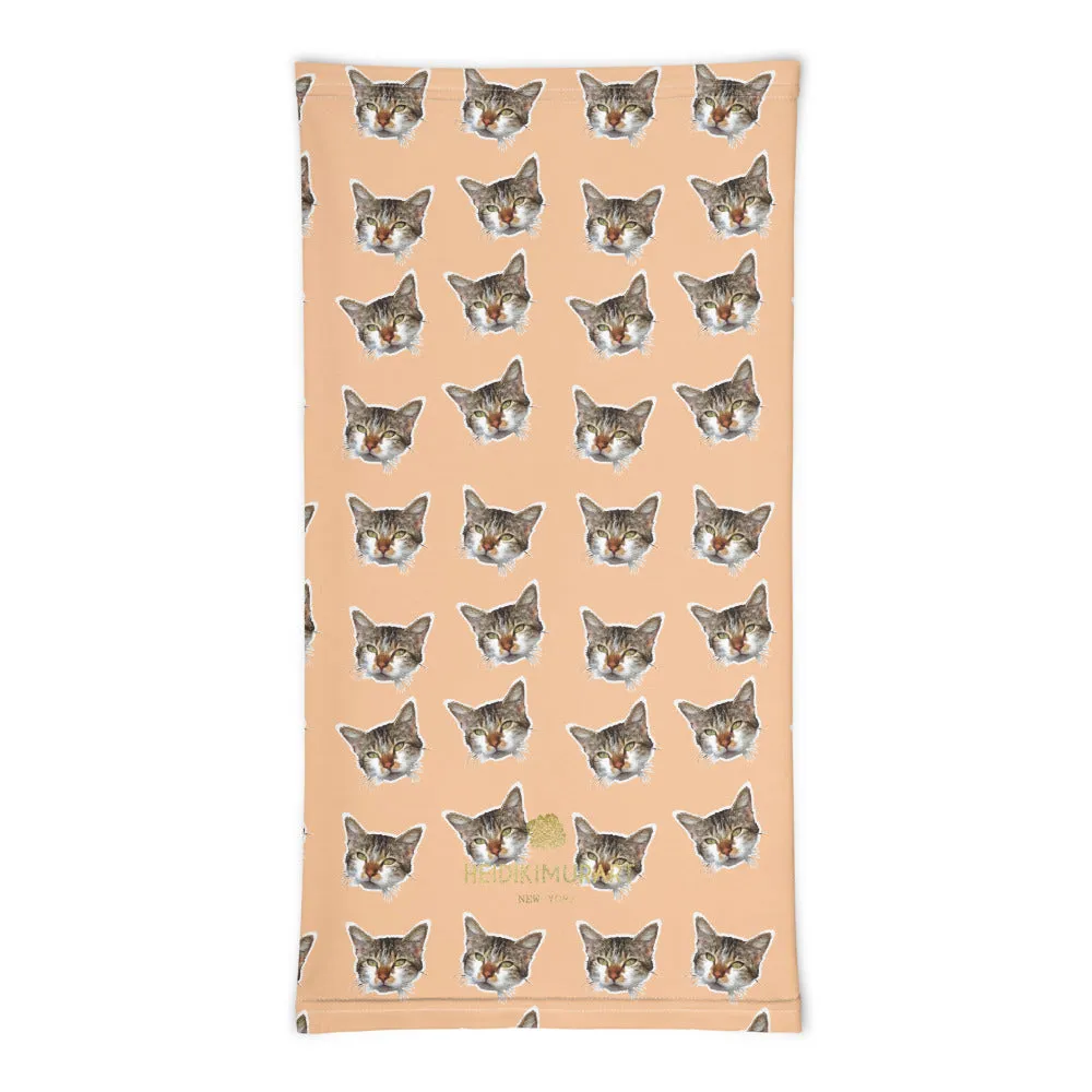 Cat Nude Face Mask Covering Shield, Best Neck Gaiter Warmer, Bandana-Made in USA/EU