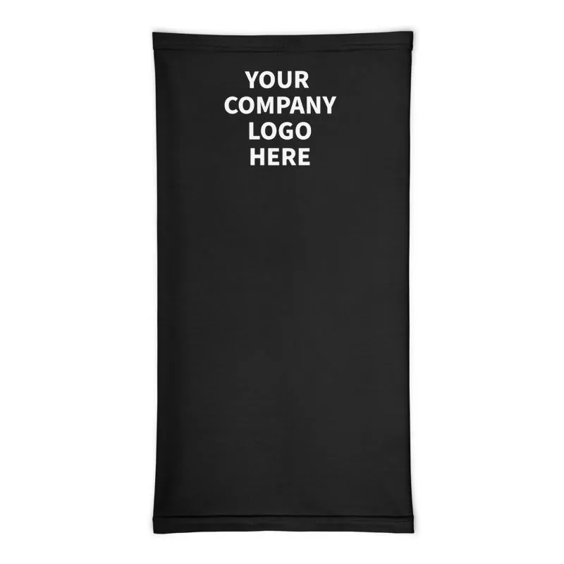 Company Logo Personalized Face Mask, Washable Custom Image Neck Gaiter Face Shield