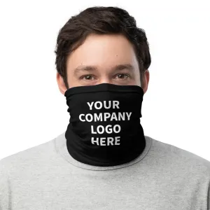 Company Logo Personalized Face Mask, Washable Custom Image Neck Gaiter Face Shield