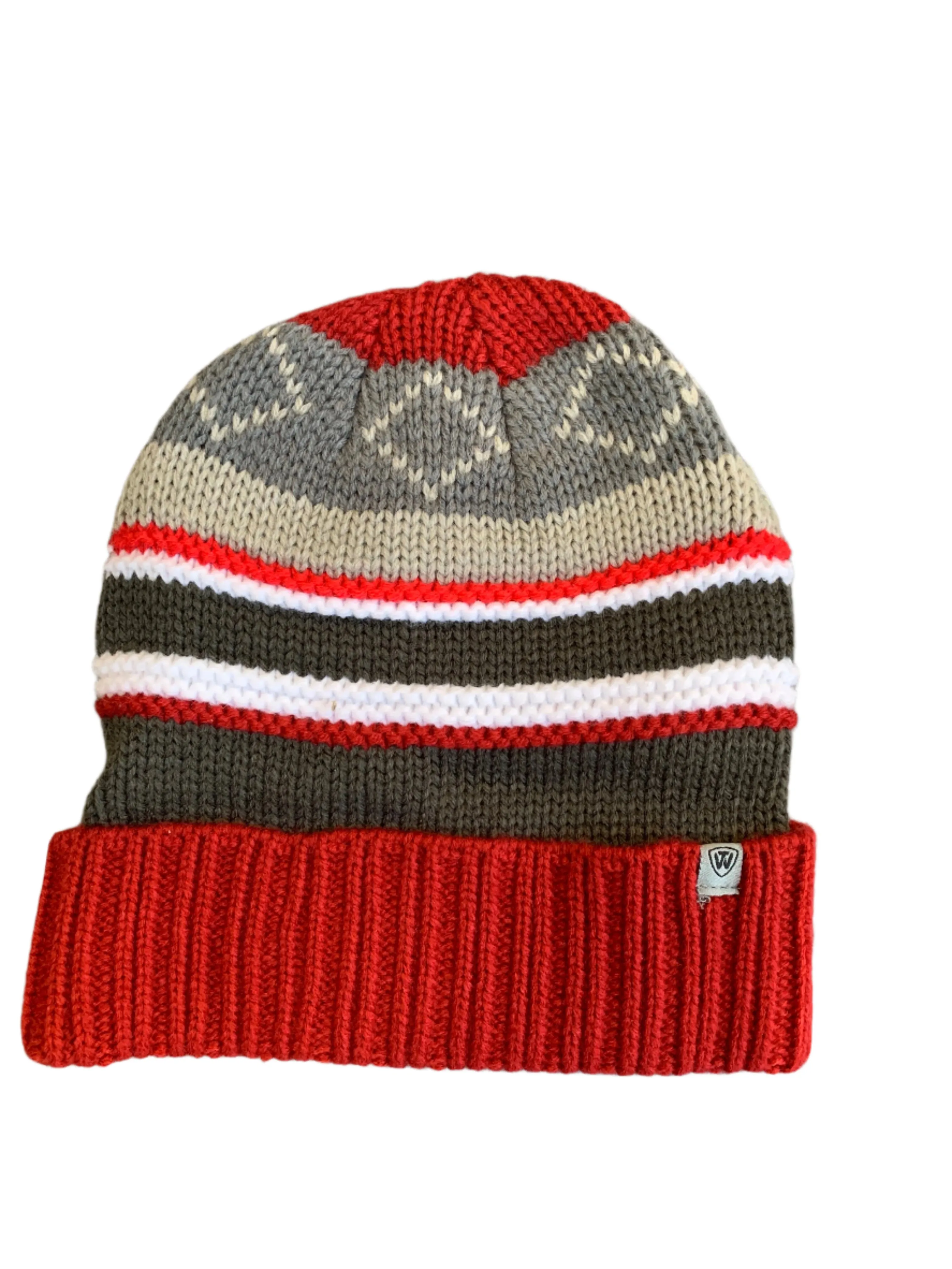 Crimson, Gray, & Brown WSU Cougars Knit Beanie