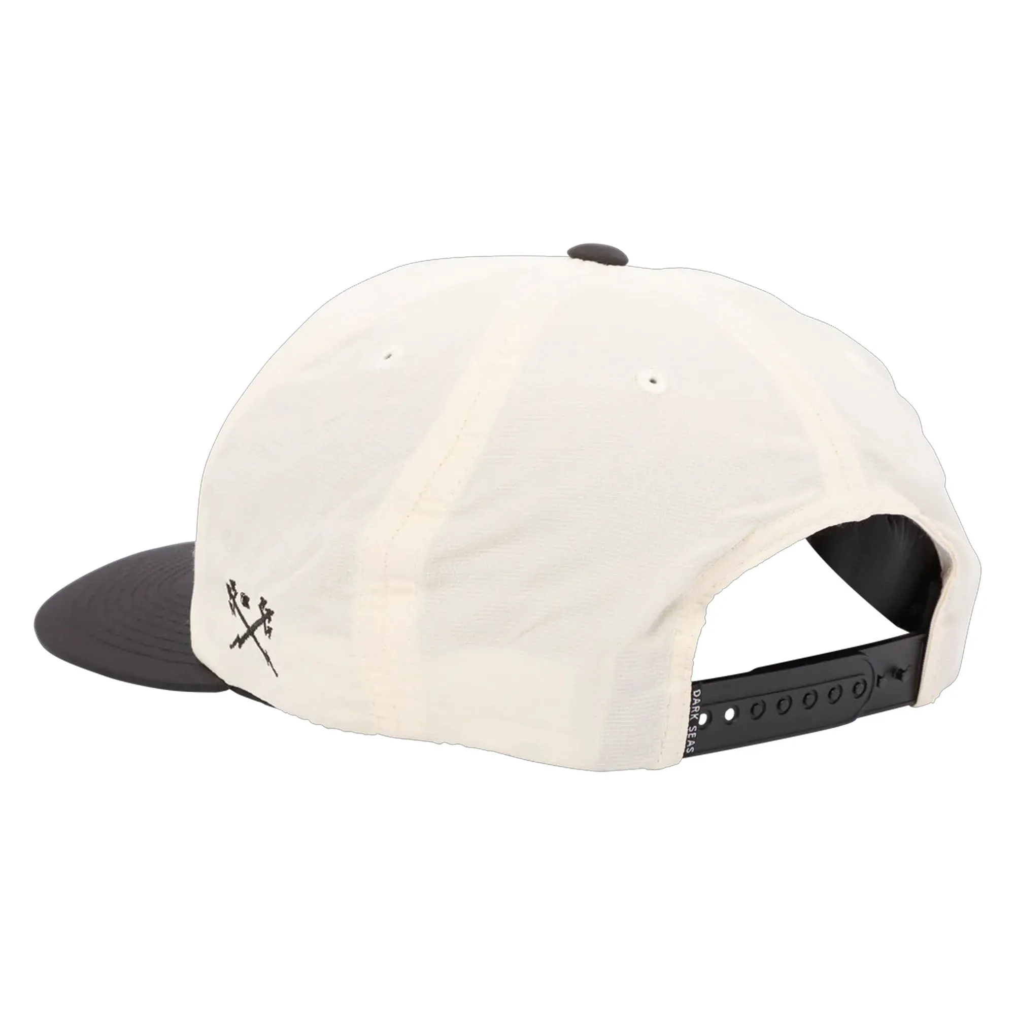 Dark Seas Tridents Nylon Men's Hat - White/Black