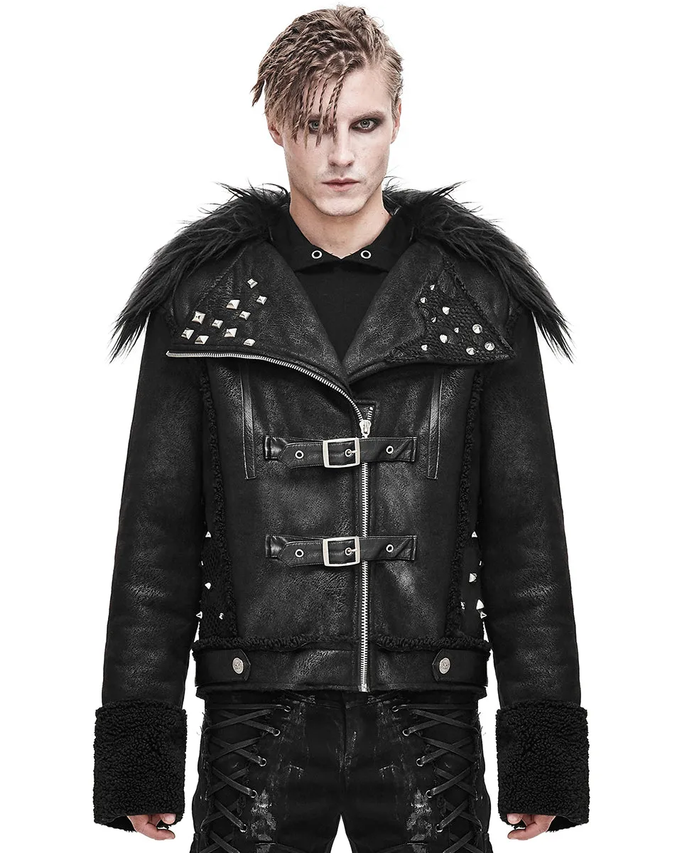 Devil Fashion Stormgrave Mens Dieselpunk Biker Jacket
