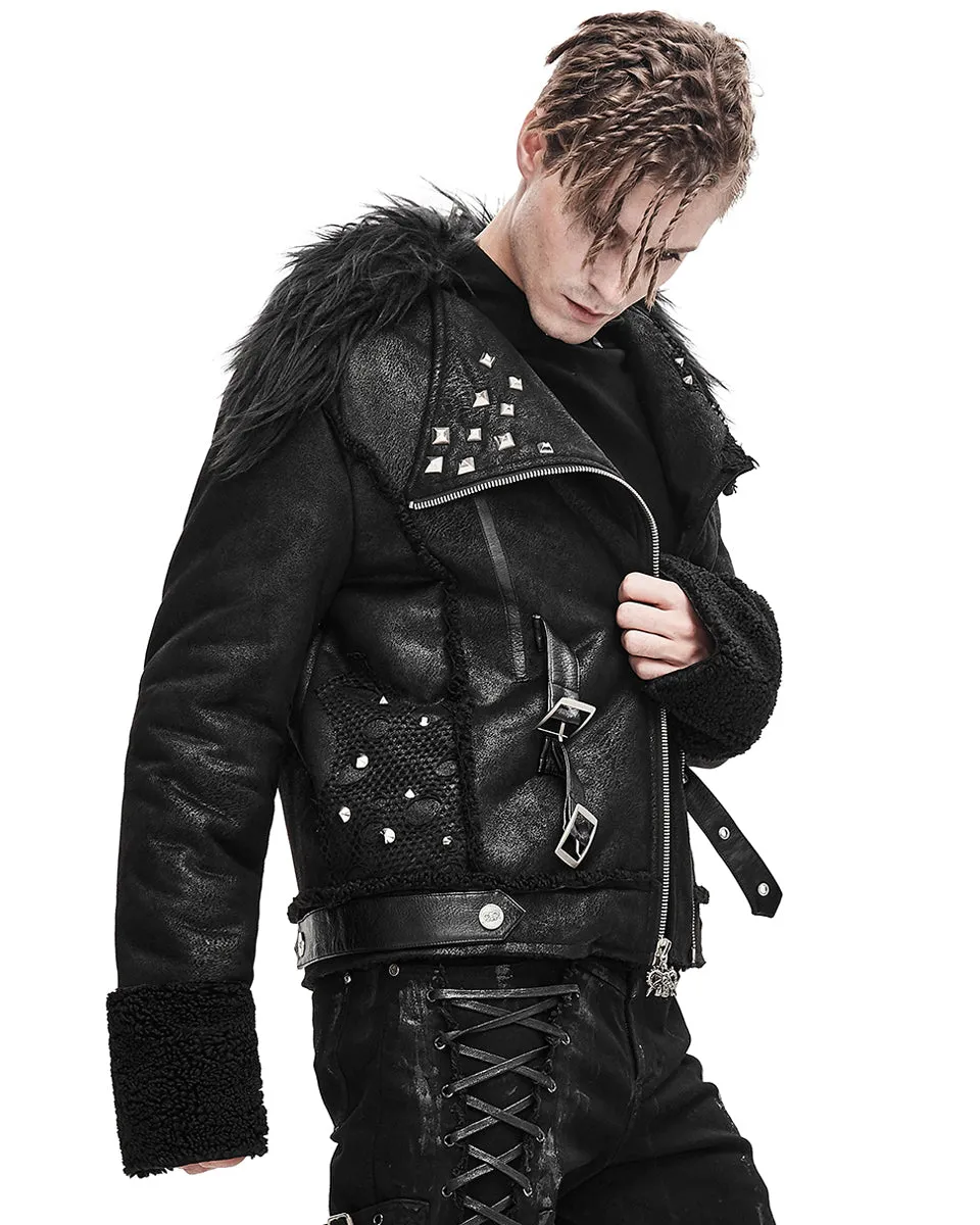 Devil Fashion Stormgrave Mens Dieselpunk Biker Jacket