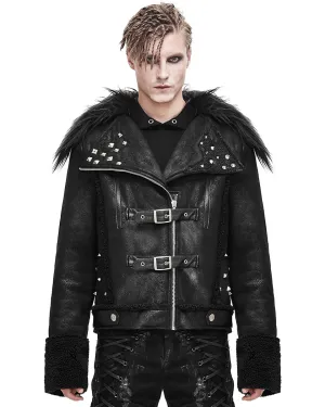 Devil Fashion Stormgrave Mens Dieselpunk Biker Jacket