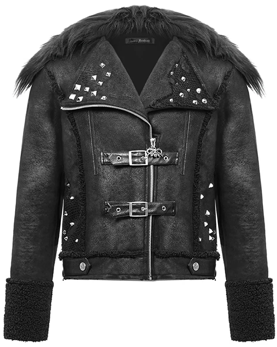 Devil Fashion Stormgrave Mens Dieselpunk Biker Jacket