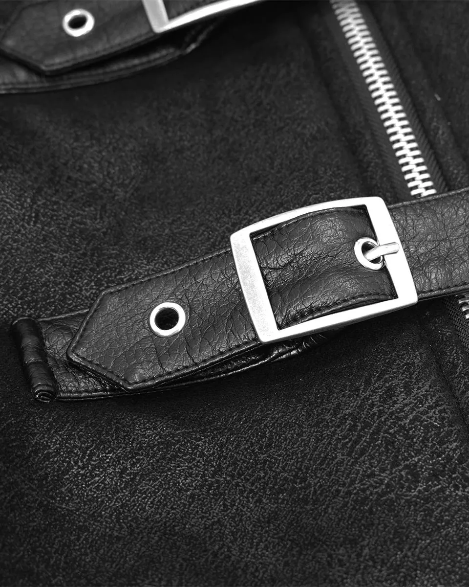 Devil Fashion Stormgrave Mens Dieselpunk Biker Jacket