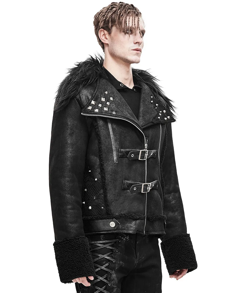 Devil Fashion Stormgrave Mens Dieselpunk Biker Jacket