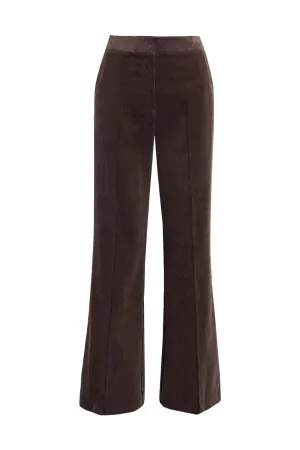 Felicity Cotton-Corduroy Flared Pants