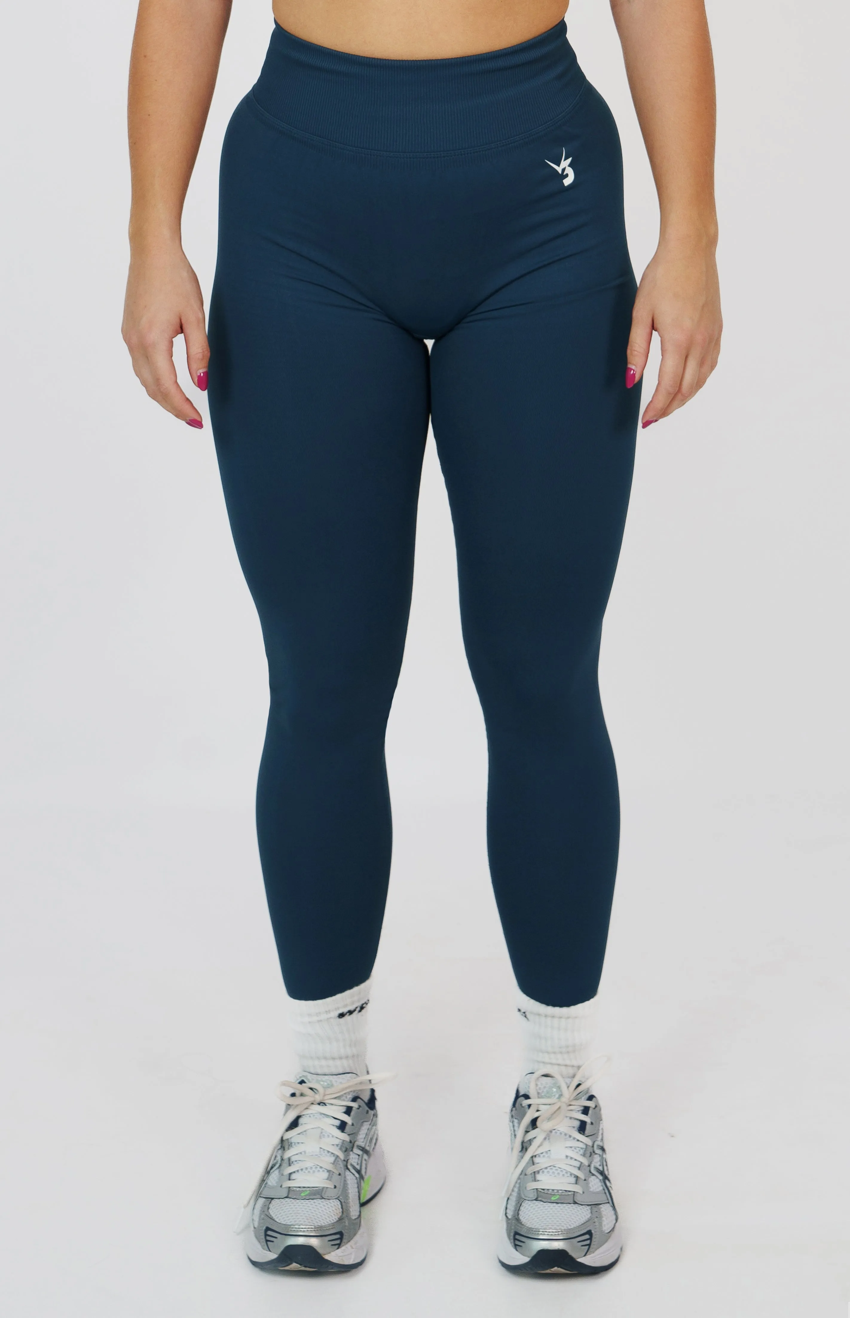 Form Seamless Scrunch Sports Bra, Leggings & Shorts Set - Deep Turquoise