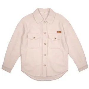 Fuzzy Shacket Cream