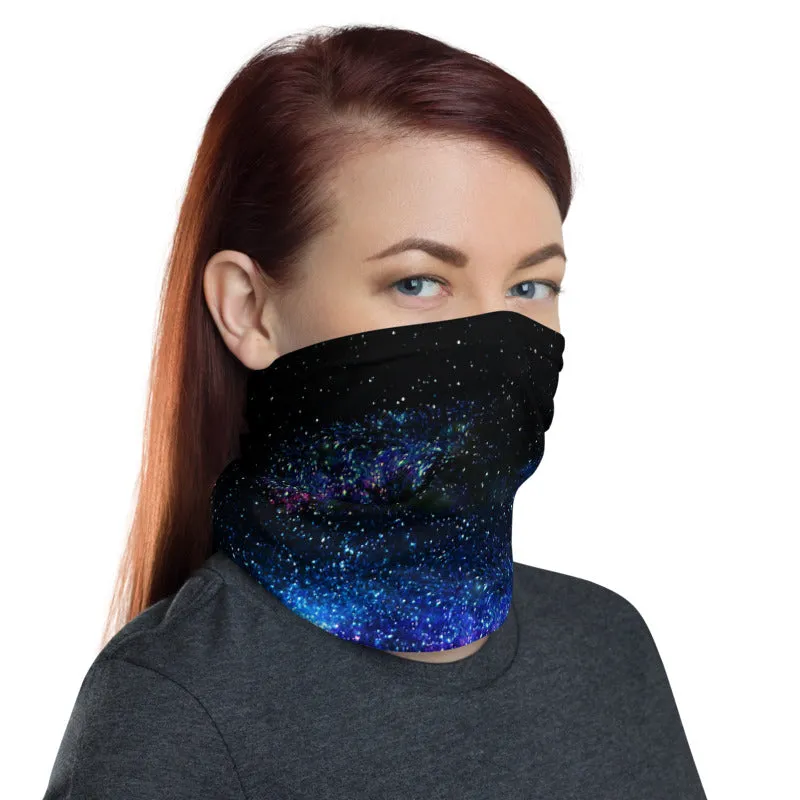 Galaxy Space Face Mask, Face Cover Shield, Reusable Washable Bandana-Made in USA/EU