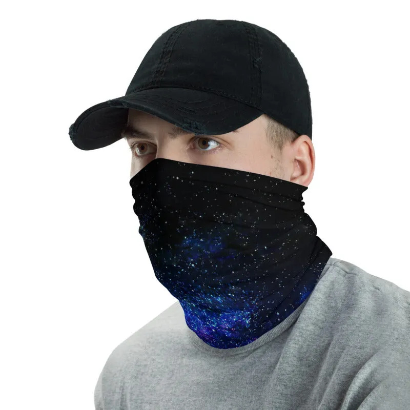 Galaxy Space Face Mask, Face Cover Shield, Reusable Washable Bandana-Made in USA/EU