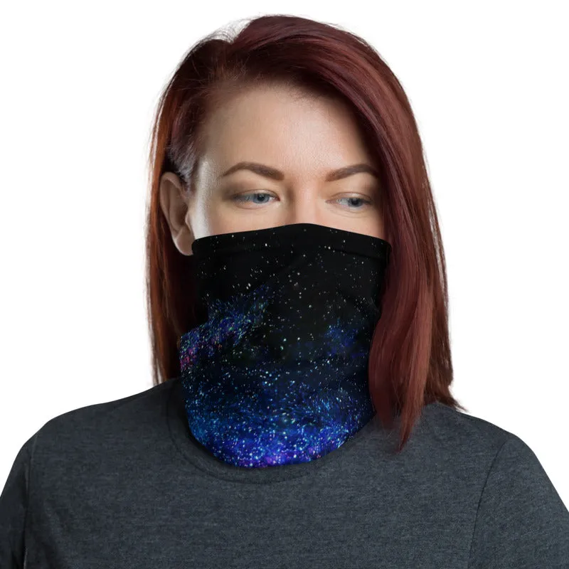 Galaxy Space Face Mask, Face Cover Shield, Reusable Washable Bandana-Made in USA/EU