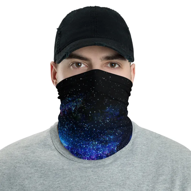 Galaxy Space Face Mask, Face Cover Shield, Reusable Washable Bandana-Made in USA/EU