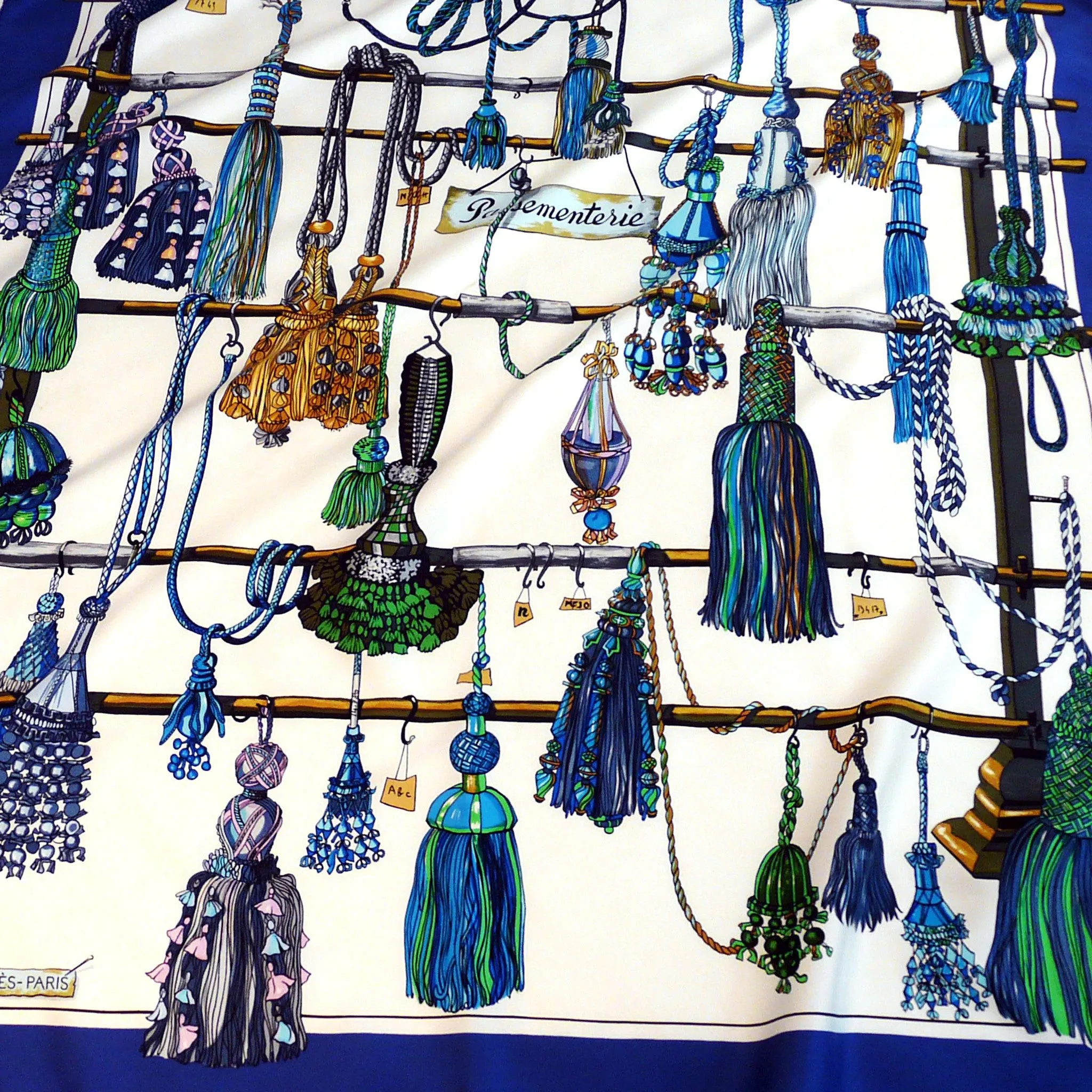 Hermes Silk Scarf Passementerie