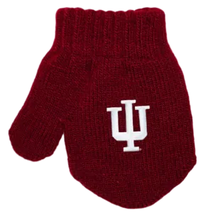 Indiana University Baby/Toddler Mittens in Crimson