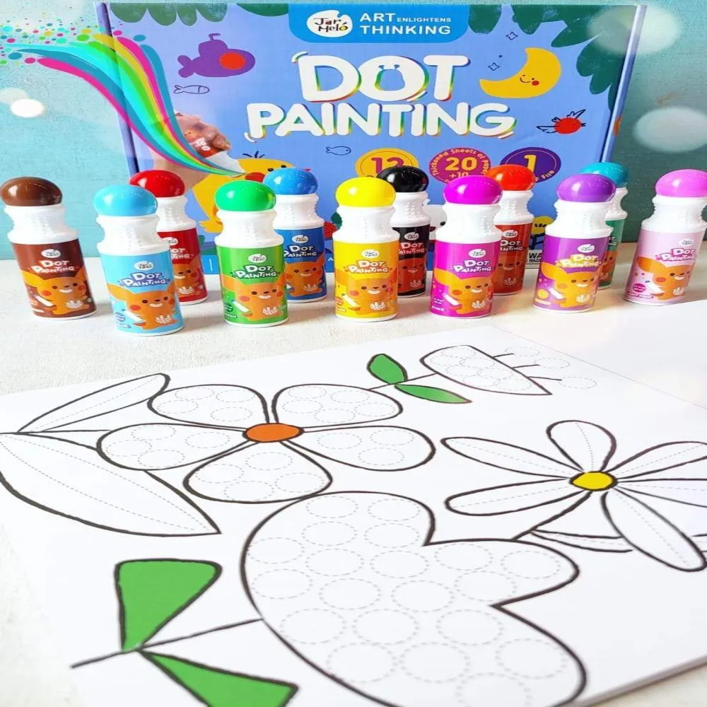 Jar Melo Dot Painting - 6 & 12 Colors