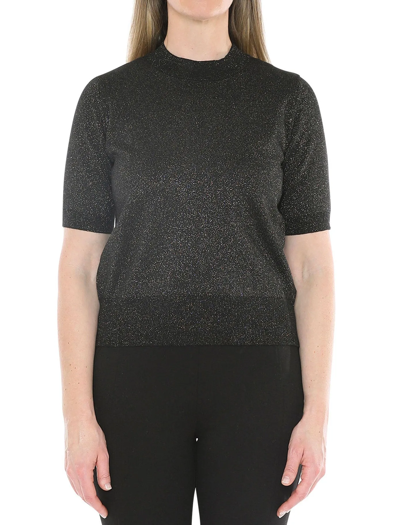 JUMP METALLIC SHORT SLEEVE KNIT