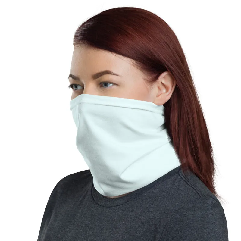 Light Blue Face Mask Shield, Reusable Washable Headband Bandana-Made in USA/EU