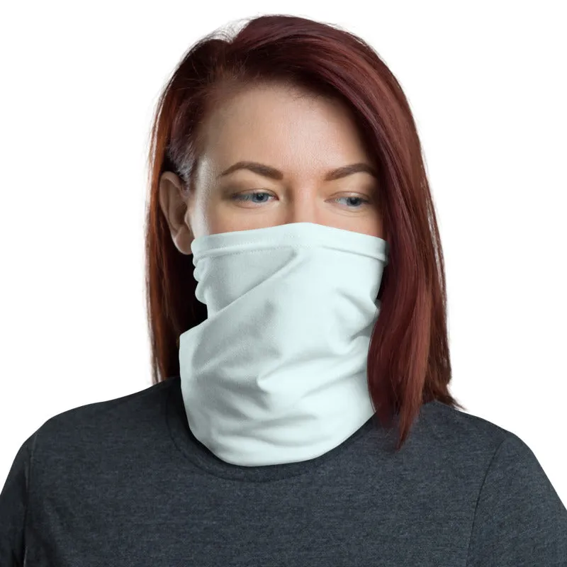 Light Blue Face Mask Shield, Reusable Washable Headband Bandana-Made in USA/EU