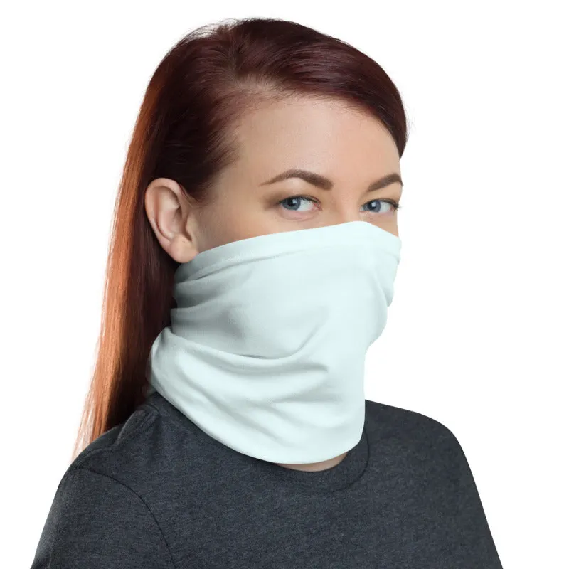 Light Blue Face Mask Shield, Reusable Washable Headband Bandana-Made in USA/EU