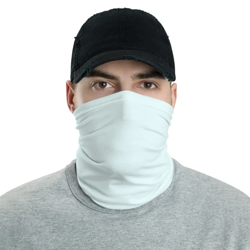 Light Blue Face Mask Shield, Reusable Washable Headband Bandana-Made in USA/EU