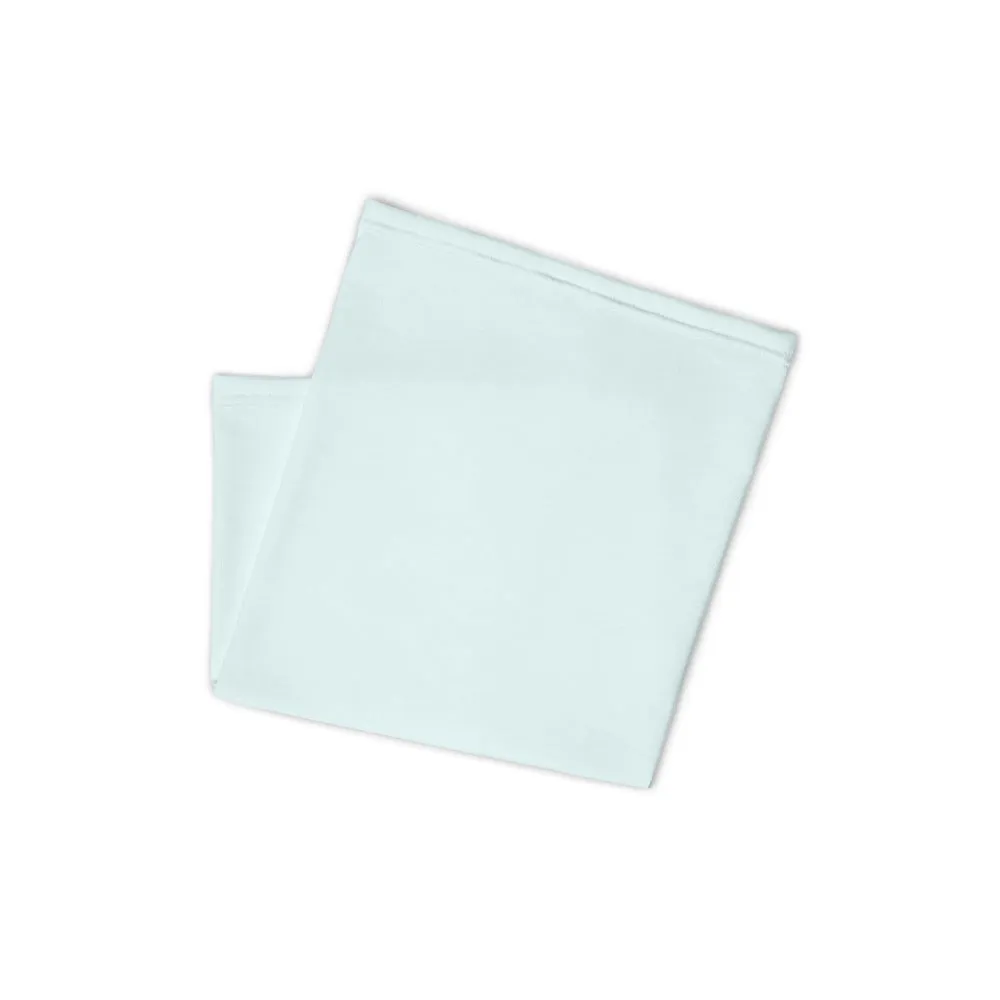 Light Blue Face Mask Shield, Reusable Washable Headband Bandana-Made in USA/EU