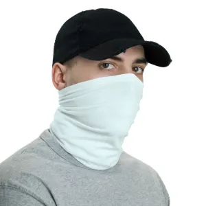 Light Blue Face Mask Shield, Reusable Washable Headband Bandana-Made in USA/EU