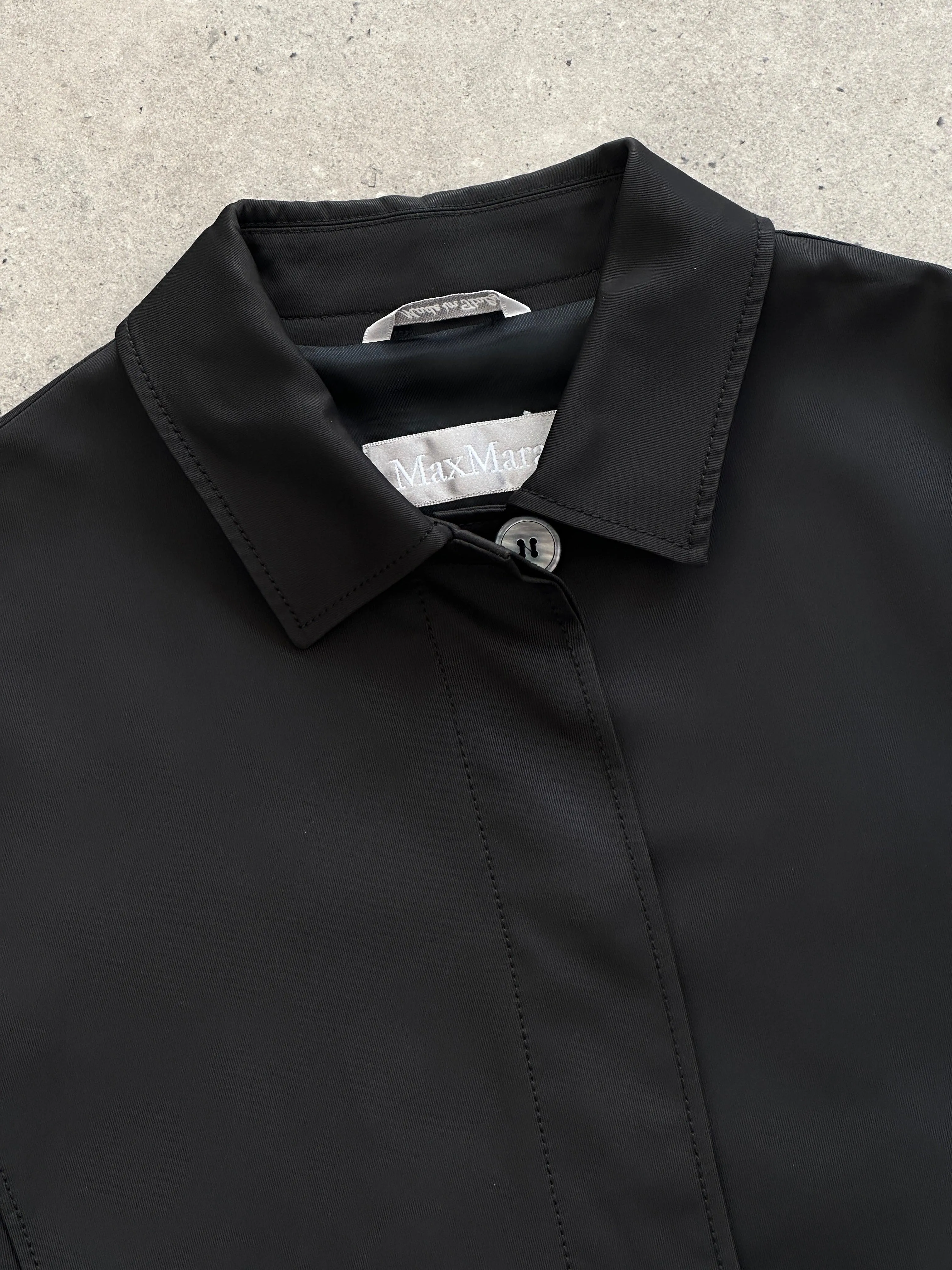 Max Mara Waterproof Concealed Placket Trench Coat - M/L