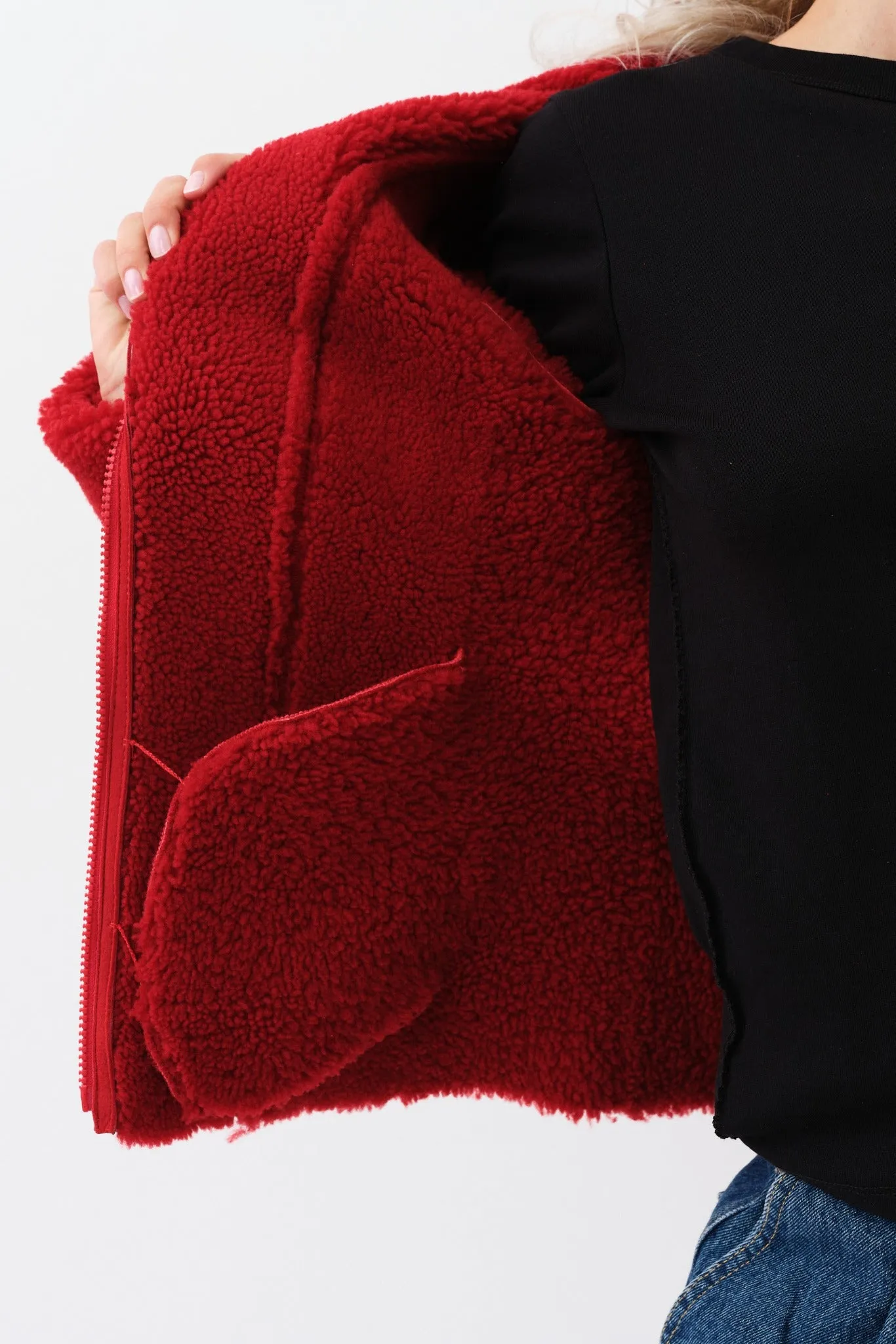Milena Jacket — Racing Red