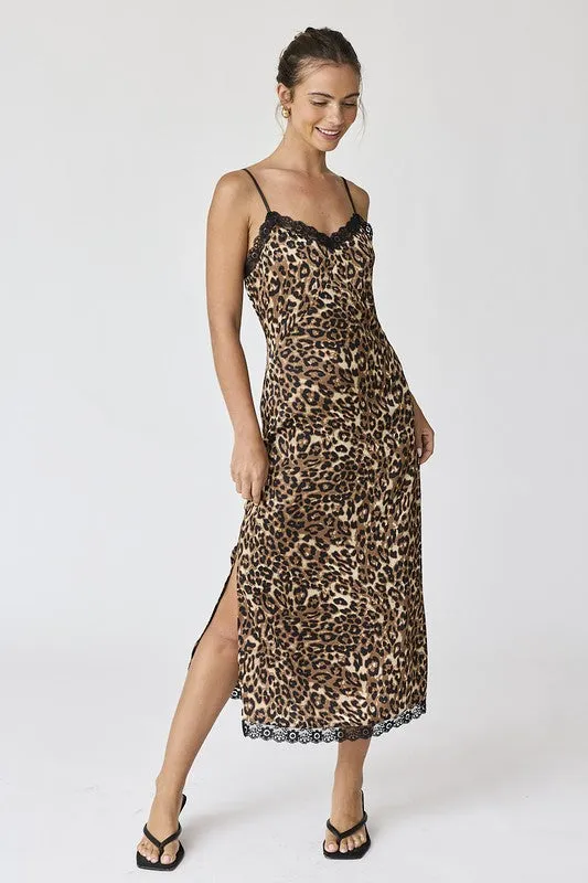 NEW!! Catherine Leopard Midi Dress