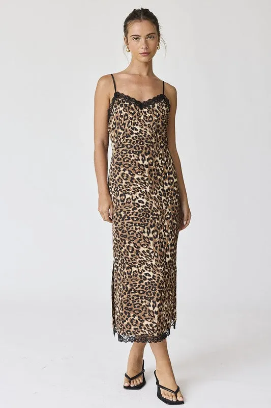 NEW!! Catherine Leopard Midi Dress