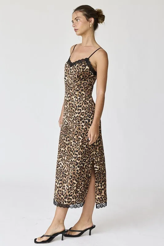 NEW!! Catherine Leopard Midi Dress